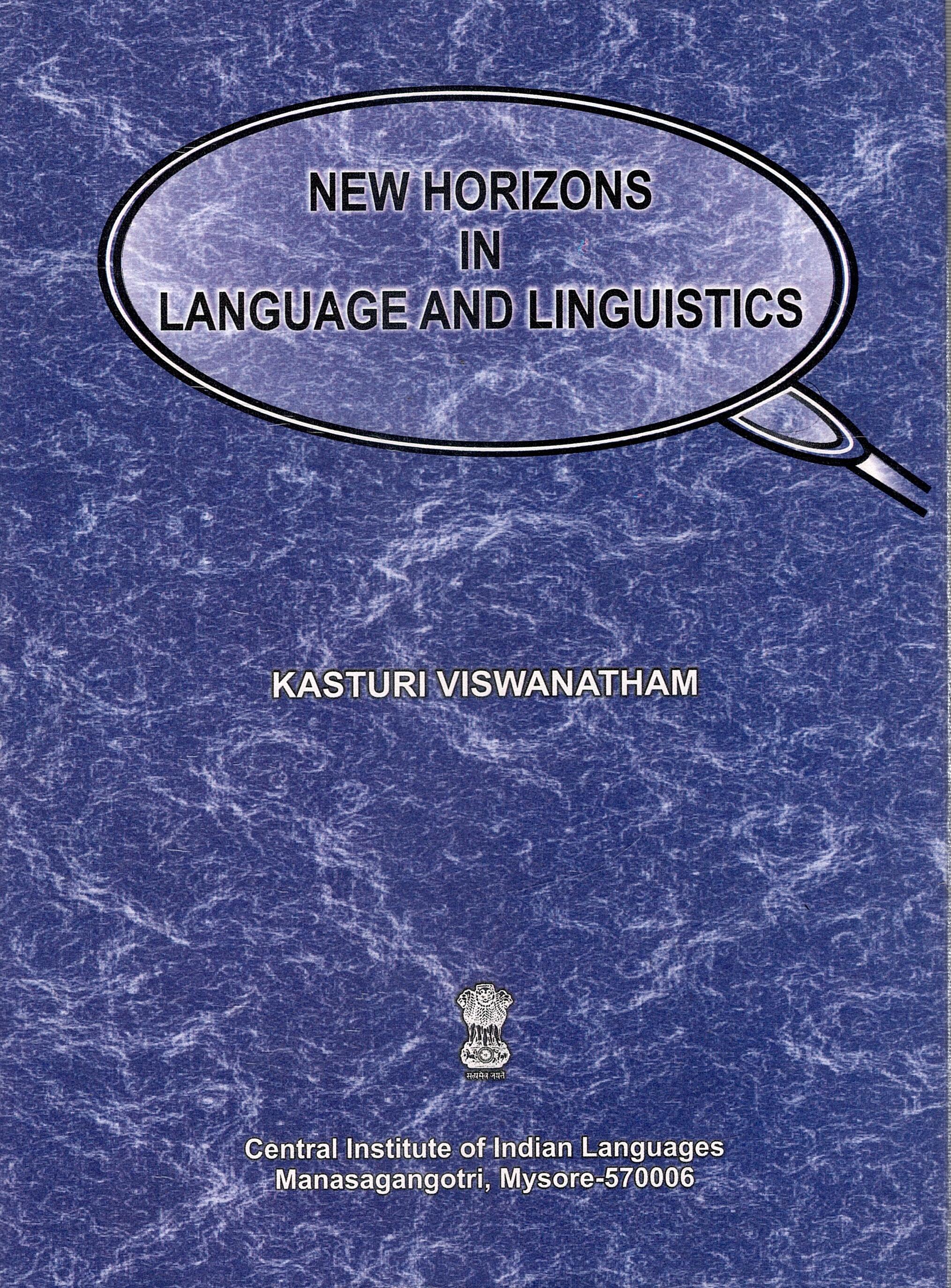 New Horizons in Language and Linguistics