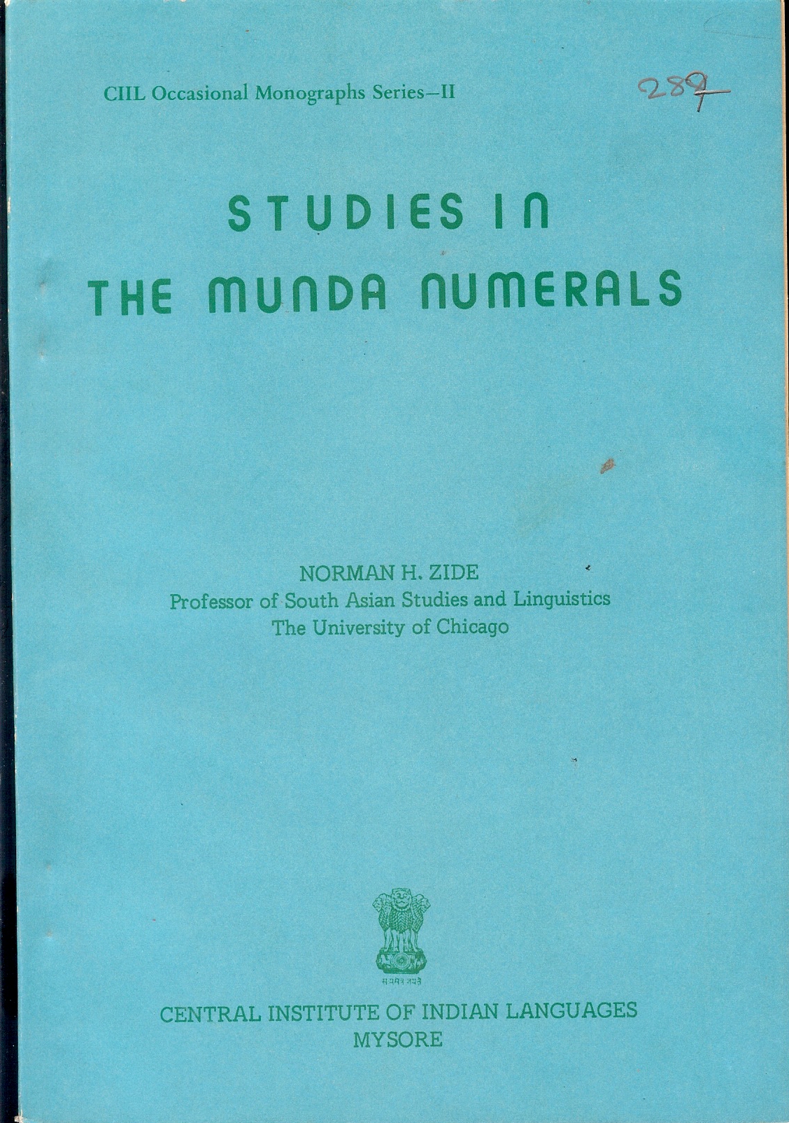 Studies of Munda Numerals